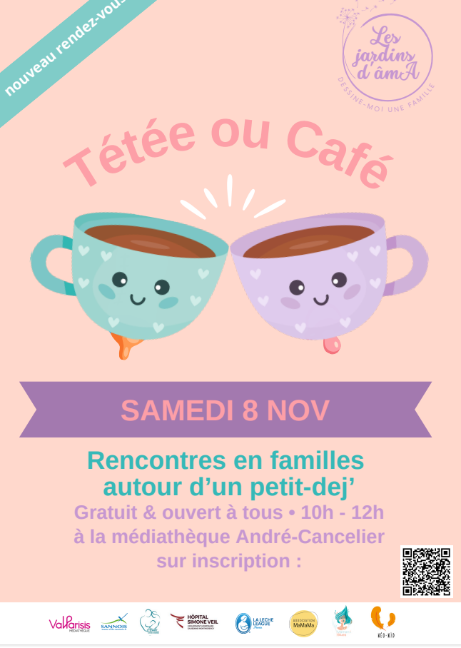 Affiche tétée ou café